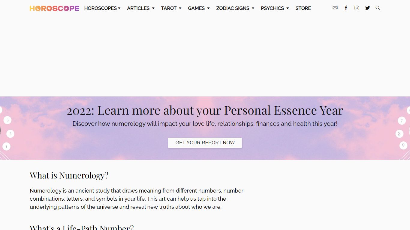 Numerology: Find Your Number & Reading | Horoscope.com